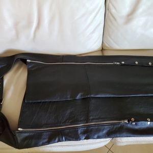 Mens XXL Black leather chaps